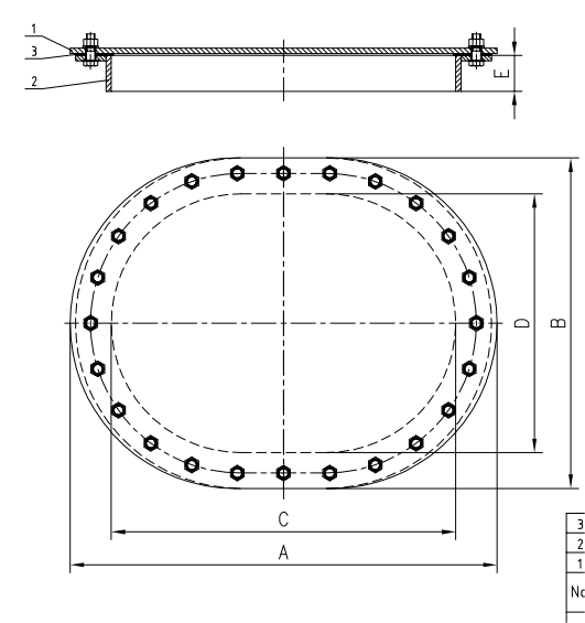 Staubsichere Multi -Bolt -Lukenabdeckung