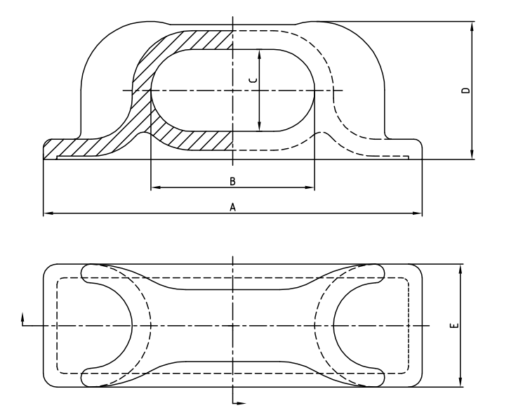 Stahlk&uuml;hlstahl gegossen